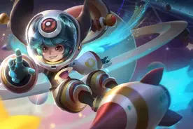 王者荣耀S18战令80级李元芳宇宙之约，2技能划出星轨，大招扔出土星图片