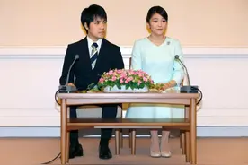 日本真子公主未婚夫回国后首次亮相！剪了短发好帅，驸马爷颜值高图片