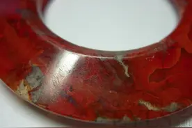 杂说古玉（一）战汉红缟玛瑙环图片