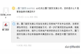 厦门国贸：没有接盘泰禾集团计划图片