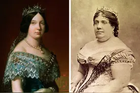 15位欧洲王室女王、王后或公主画像与照片对比图图片