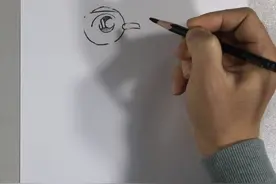 今天教大家画漫画柯南，这是我的画柯南的过程图图片