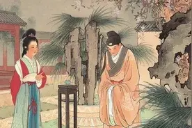 陆游与唐琬沈园重逢，一曲《钗头凤》，千古离别愁。图片