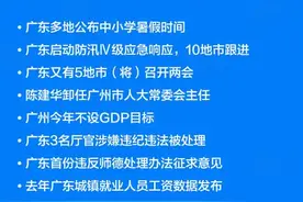 【粤政一周】广东多地公布中小学暑假时间图片