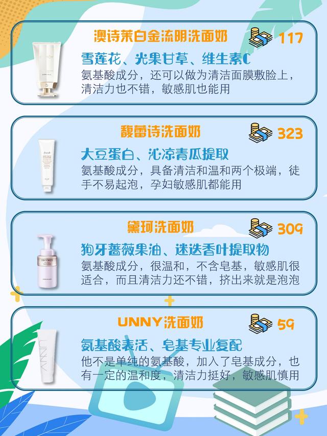 洗面奶测评，氨基酸还是皂基？选择很重要