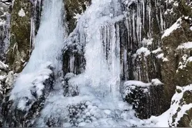 金华大盘山--邂逅2021年的第一场雪图片