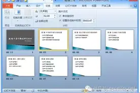 如何让每张幻灯片按指定时长自动放映？图片