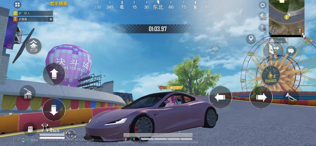 “吃鸡”新特斯拉轿车先别急换，玩家特训岛测试，像被抹了泥巴