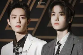 王一博肖战再次世纪大同框，问题却来了，谁的商业价值更高呢？图片