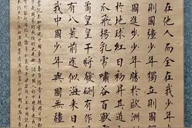 书法欣赏——王育仓《少年中国说》图片