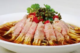 红与绿的碰撞，椒麻肥牛的烹饪方法，满口酸爽与麻辣图片