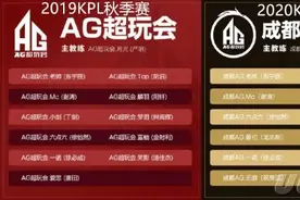 AG春季赛大名单梦泪依然在列 QG、e星冠军阵容无变动图片