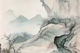 陈少梅一代宗师，清雅古朴的山水画蕴含道法自然天人合一图片
