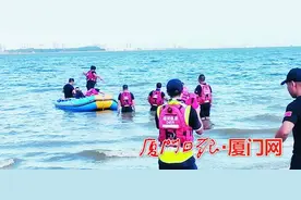 退潮时“下海走走”，同安海边一男子被淹没图片