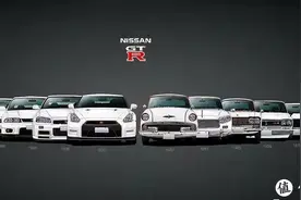 队长开车：每个人的心中都有一台GTR，历代GTR解说图片