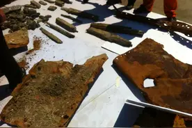 甲午海战致远舰：当时世界上最先进的军舰，百年后打捞出水成废铁图片