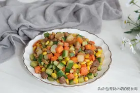 炒着吃的玉米粒，清甜有嚼劲，鲜香可口很下饭，比烤玉米还好吃图片