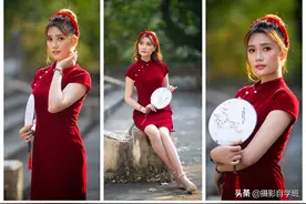 点评7张人像照片，给阿姨拍照要注意，这些摄影缺点要躲避图片