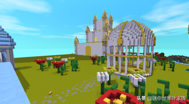 迷你世界：地图评测-暮色城堡，童话般的城堡