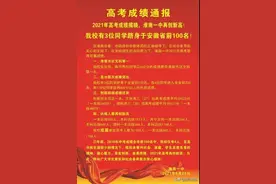 淮南市11所高中2021高考喜报图片
