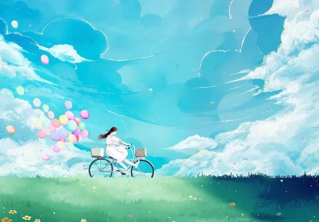 插画分享|童话少女梦 梦幻色彩明亮美好