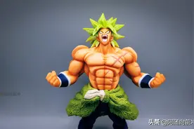 暴怒布罗利手办开箱，打败悟空的男人长这样，果然满脸不高兴图片
