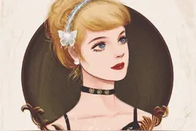 迪士尼公主和可爱甜美手绘插画：【壁纸\背景\头像】图片