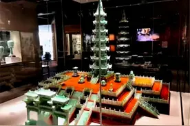 9吨原石打造的翡翠宝塔，八十年前被送往美国无偿展览，至今未归图片