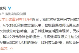 24岁女大学生吴花燕体重只有43斤患病续：铜仁民政局启动救助程序图片