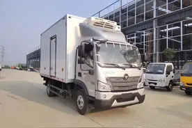 福田瑞沃蓝牌4米2大容积23方瑞沃ES冷藏车 蓝牌最大容量图片