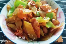 口感清脆、肉质细嫩、 5分钟就搞定的肉片炒莴笋做法，你学会了吗图片