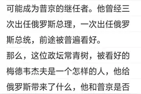 如何评价俄罗斯总理梅德韦杰夫?图片