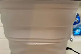 摩鱼折叠洗衣机，一个电饼铛的重量，满足我对潮流物件的一些幻想图片