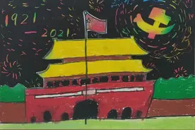 一起来看小朋友们画笔下的红色建筑~图片