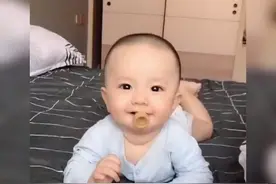 宝宝的脸就像天气一样说变就变，上一秒晴空万里，下一秒阴云密布图片