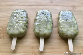 想吃绿豆雪糕不用去买，自己在家就可做，无任何添加剂，清凉解暑图片