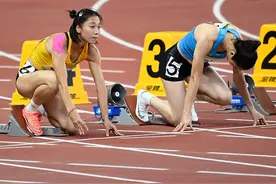 全运会女子百米决赛 葛曼棋以11秒22夺冠图片