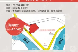 焦点地1线|仙葫滨江“回炉”地总价12.04亿“嫁”招商图片