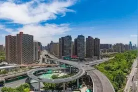 天清气朗！俯瞰西安西二环立交～图片