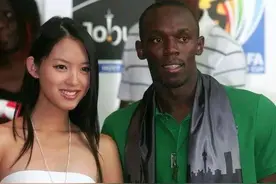 博尔特喜当爹！女友身材丰满仅有1米55，网友：尺寸差距有点大图片