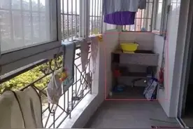 去表姐家蹭饭，看到阳台就被迷住，布置的真先进，等我有房照着装图片