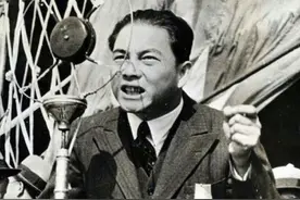 汪伪成立日国旗遭日军射击，汪精卫惊问。回复说影响“皇军”士气图片