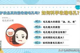 护肤品真的能收缩毛孔吗？图片