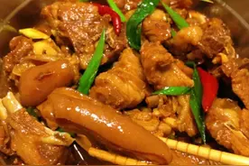 红烧带皮羊肉的大席做法，Q弹软糯，特别适合老人和女士吃图片