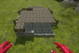 厌倦了在《方舟：生存进化》手游住火柴盒？主播教你修建斜屋别墅图片