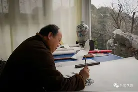 大土三阳的花鸟画图片