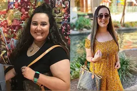 美国女子失恋后要改变，每天吃麦当劳鸡块，体重减轻78斤图片