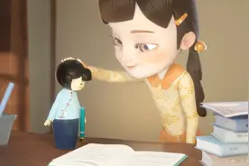 小女孩找了一个可以写字的娃娃帮自己完成作业，最后却后悔了视频封面