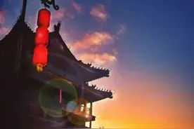 刷爆朋友圈！西安城墙绝美晚霞，让人心醉图片