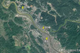 卫星图看中越边境：云南和越南差距一目了然！越南落后吗？图片